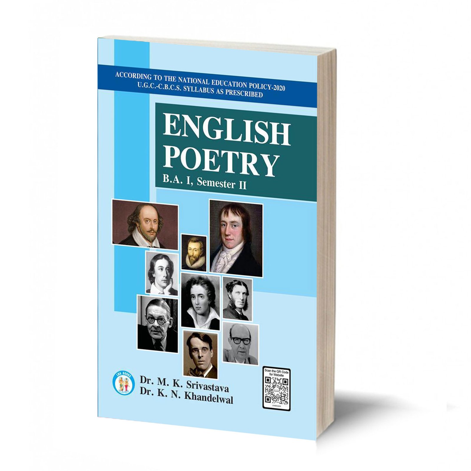 English Poetry (B.A. I, Semester II) Bundelkhand University (According to The National Education Policy -2020 U.G.C- C.B.C.S. Syllabus as Prescribed Bundelkhand University ) - By- M.K. Srivastava & K.N. Khandelwal
